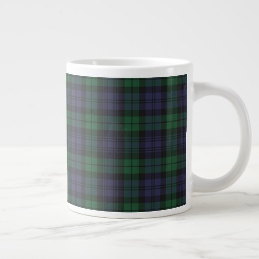 Clan Campbell Tartan Extra Grote Mok (Rechts)