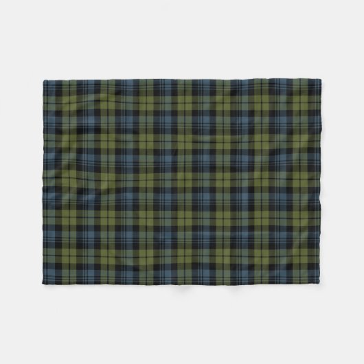 Clan Campbell Tartan Fleece Deken (Voorkant (Horizontaal))