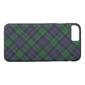 Clan Campbell Tartan iPhone Case (Achterkant (Horizontaal))