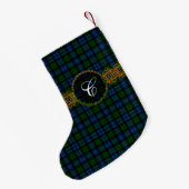 Clan Campbell Tartan Kleine Kerstsok (Achterkant (Hangend))
