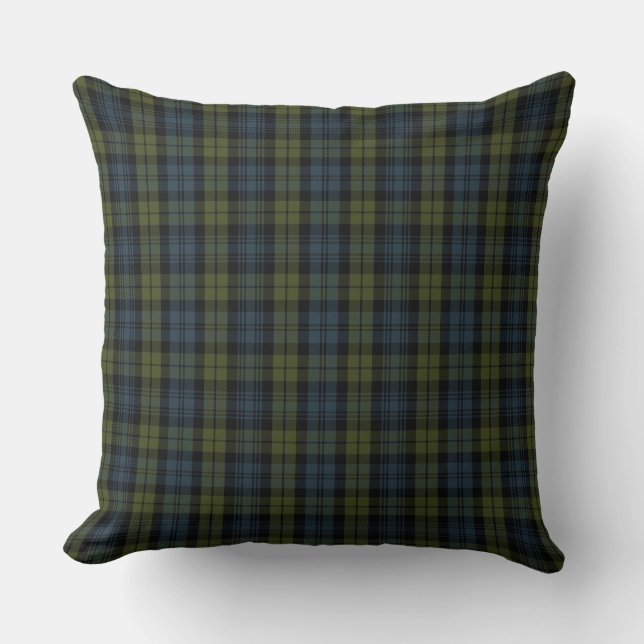 Clan Campbell Tartan Kussen (Voorkant)