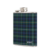 Clan Campbell Tartan Monogram Heupfles (Links)