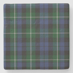 Clan Campbell Tartan Pset Stone Onderzetter