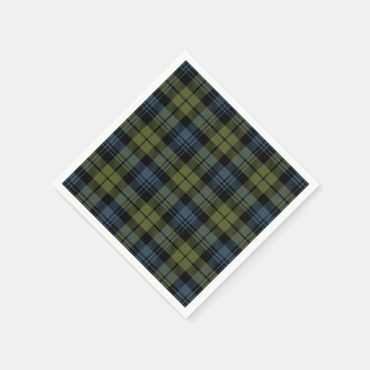 Clan Campbell Tartan Servetten (Hoek)