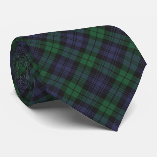 Clan Campbell Tartan Stropdas (Opgerold)