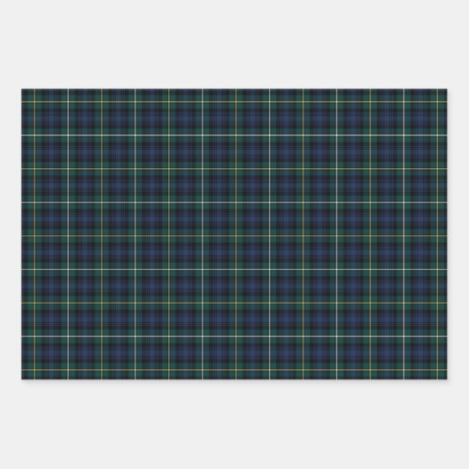 Clan Campbell Tartan Variaties Inpakpapier Vel (Voorkant)