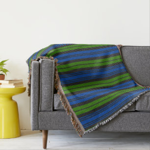 Clan Campbell Tartan Weft Throw Deken