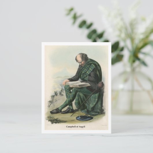 Clan Campbell van Argyll Briefkaart (Staand voorkant)