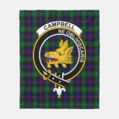 Clan Campbell van Cawdor Modern Tartan Pset Fleece Deken (Voorkant)