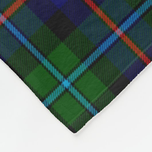 Clan Campbell van Cawdor Modern Tartan Pset Fleece Deken (Hoek)