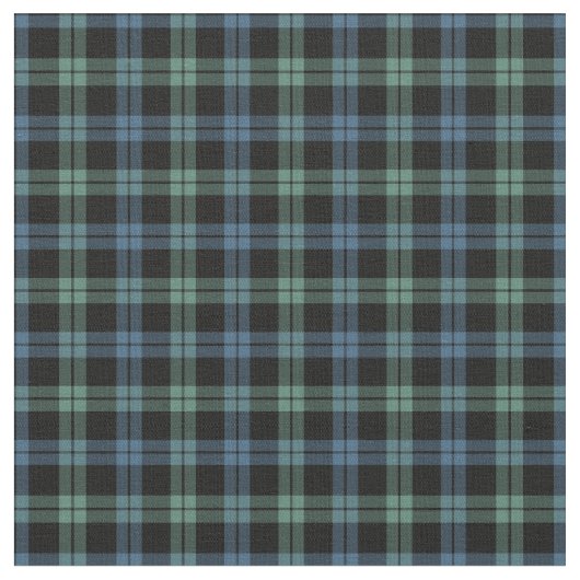 Clan Campbell van Loch Awe Oude Tartan Stof (Close Up)