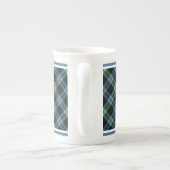Clan Campbell van Loch Awe Tartan Blue Plaid Porselein Kop (Achterkant)
