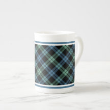 Clan Campbell van Loch Awe Tartan Blue Plaid