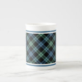 Clan Campbell van Loch Awe Tartan Blue Plaid Porselein Kop (Voorkant)