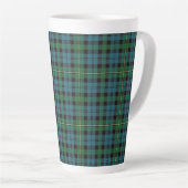 Clan Campbell van Loudoun Schotse Tartan Latte Mok (Rechterhoek)