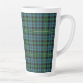 Clan Campbell van Loudoun Schotse Tartan Latte Mok (Rechts)
