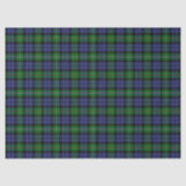 Clan Campbell van Loudoun Tartan Tissuepapier (Voorkant)