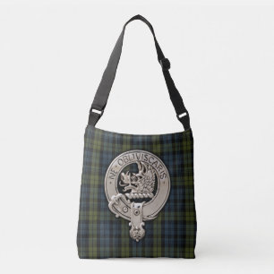 Clan Campbell Wapen & Tartan Crossbody Tas