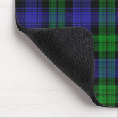 Clan Campbell Zwart horloge Schotse Tartan Muismat (Hoek)