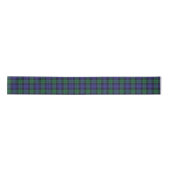 Clan Campbell Zwart horloge Schotse Tartan Satijnen Lint (Voorkant)