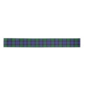 Clan Campbell Zwart horloge Schotse Tartan Satijnen Lint (Voorkant)
