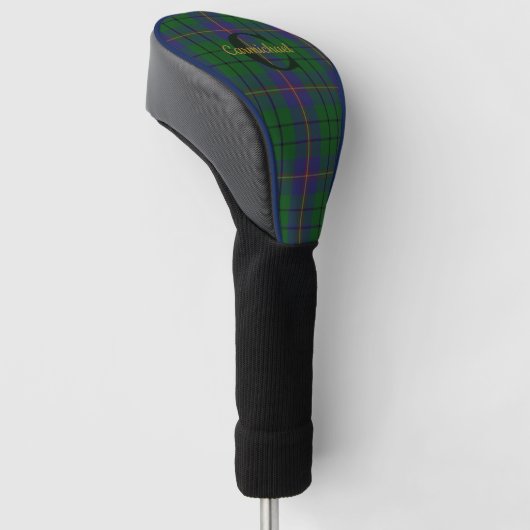 Clan Carmichael Pset Monogrammed Golfheadcover (Schuin)