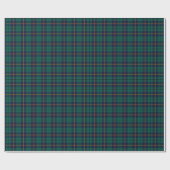 Clan Carmichael Tartan Donkergroen Plaid Cadeaupapier (Vlak)