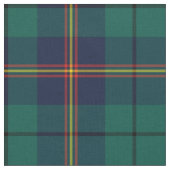 Clan Carmichael Tartan Green Pset Stof (Close Up)