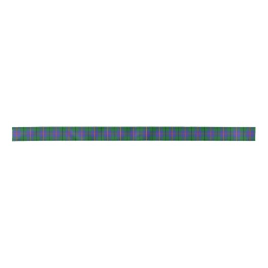 Clan Carmichael Tartan Satijnen Lint (Voorkant)