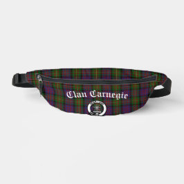 Clan Carnegie Crest Badge en Tartan Heuptasje