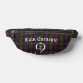 Clan Carnegie Crest Badge en Tartan Heuptasje (Liggend)