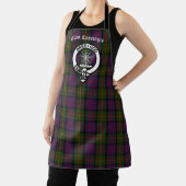 Clan Carnegie Crest Badge en Tartan Schort (Insitu)