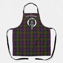 Clan Carnegie Crest Badge en Tartan