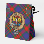 Clan Carnegie Crest over Tartan Bedankdoosjes (Achterkant)