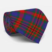 Clan Carnegie Crest over Tartan Stropdas (Opgerold)