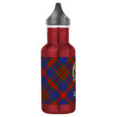 Clan Carnegie Crest over tartan Waterfles (Links)