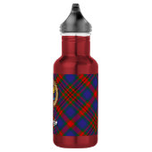 Clan Carnegie Crest over tartan Waterfles (Rechts)