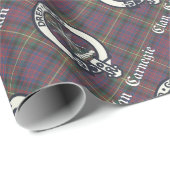 Clan Carnegie Crest Tartan Cadeaupapier (Rol Hoek)