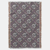 Clan Carnegie Crest Tartan Deken (Voorkant Verticaal)