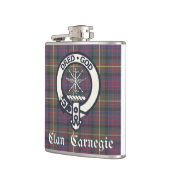Clan Carnegie Crest Tartan Heupfles (Links)