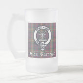 Clan Carnegie Crest Tartan Matglas Bierpul (Links)