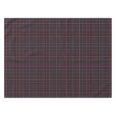 Clan Carnegie Donkerblauw en Rood Schotse Tartan Tafelkleed (Voorkant (Horizontaal))
