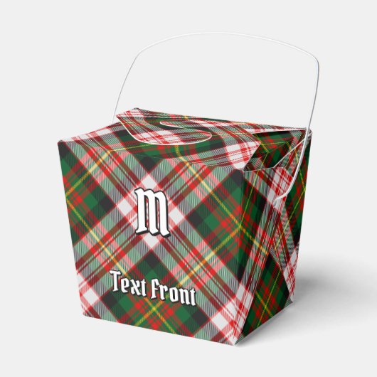 Clan Carnegie Jurk Tartan Bedankdoosjes (Voorkant Zijde)