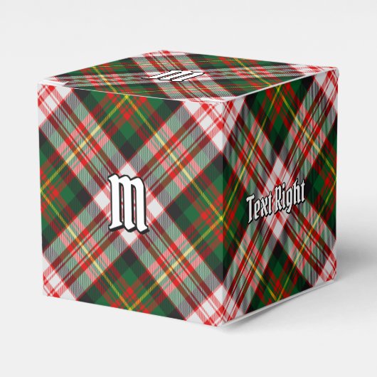 Clan Carnegie Jurk Tartan Bedankdoosjes (Voorkant Zijde)