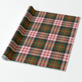 Clan Carnegie Jurk Tartan Cadeaupapier (Uitgerold)