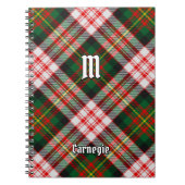 Clan Carnegie Jurk Tartan Notitieboek (Voorkant)