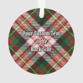 Clan Carnegie Jurk Tartan Ornament (achterkant)