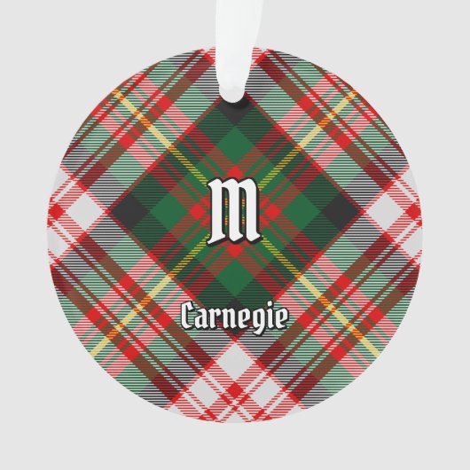 Clan Carnegie Jurk Tartan Ornament (voorkant)