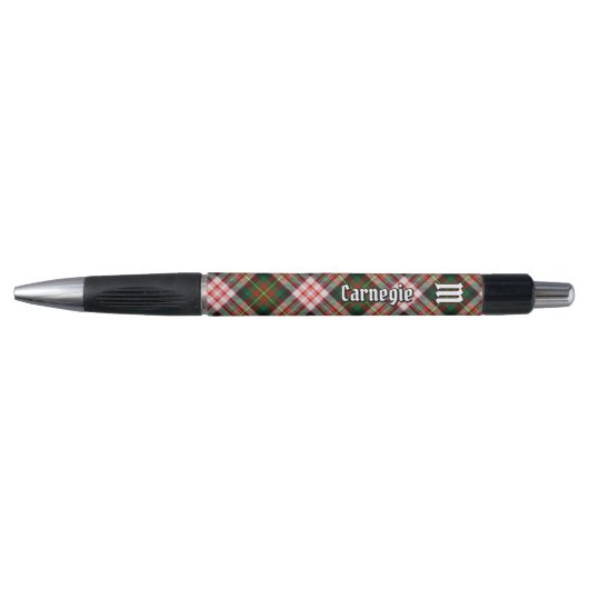 Clan Carnegie Jurk Tartan Pen (Voorkant)