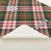 Clan Carnegie Jurk Tartan Sherpa Deken (3/4)